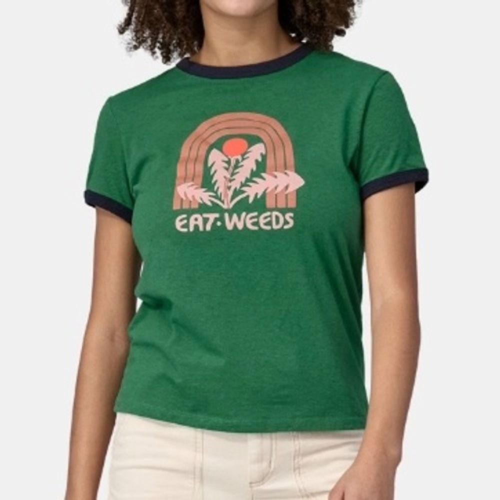 Patagonia CTA Ringer Responsibili-Tee, Salad Greens (W's XS)